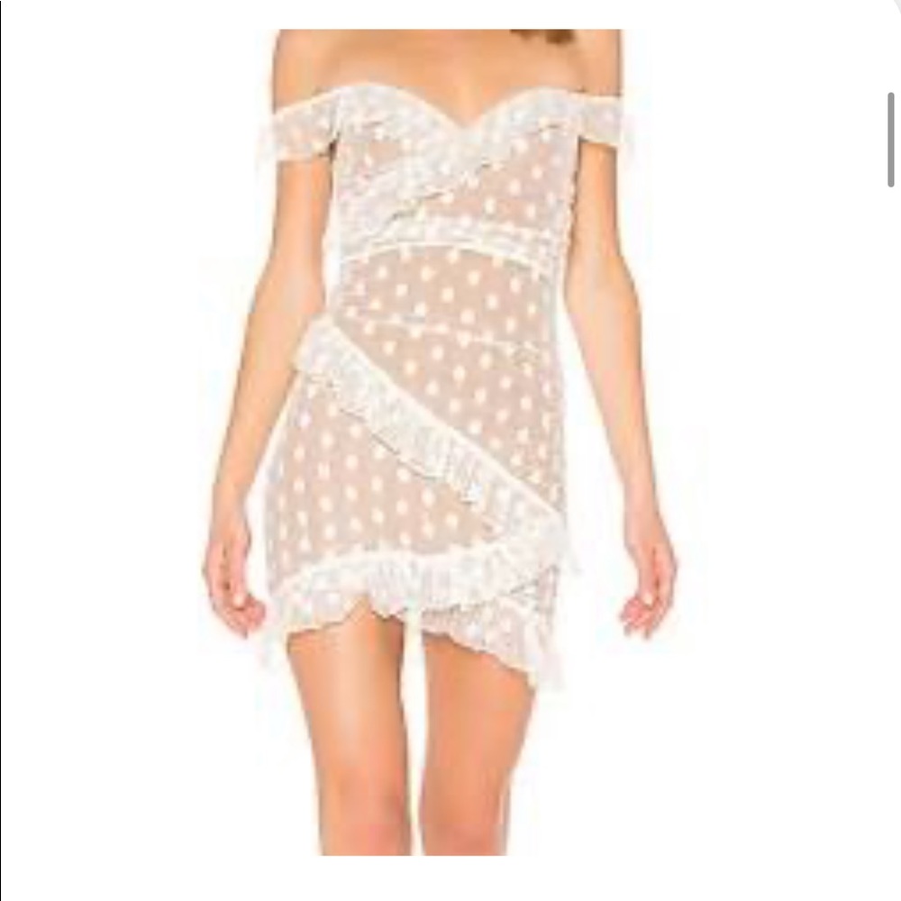 Majorelle Bandit dress in White